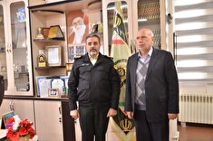 دیدار صمیمانه رئیس کانون با سردار تقوی فرمانده انتظامی استان اردبیل