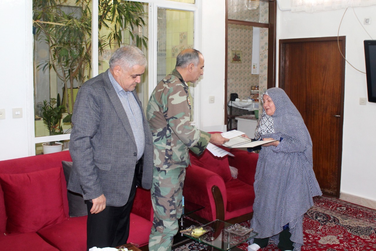 دیدار با خانواده پیشکسوت‌متوفی مرحوم نجیب‌اله رضائی