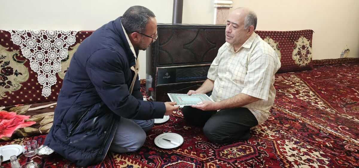 دیدار با ۳ نفر از بازنشستگان انتظامی شهرستان تبریز در منزل