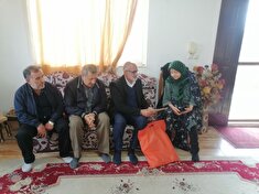 دیداروتکریم از خانواده پیشکسوت غلامرضا ولیان در شهرستان قائمشهر