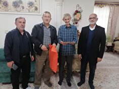 دیدار و  تکریم از ۵ پیشکسوت انتظامی در شهرستان قائمشهر