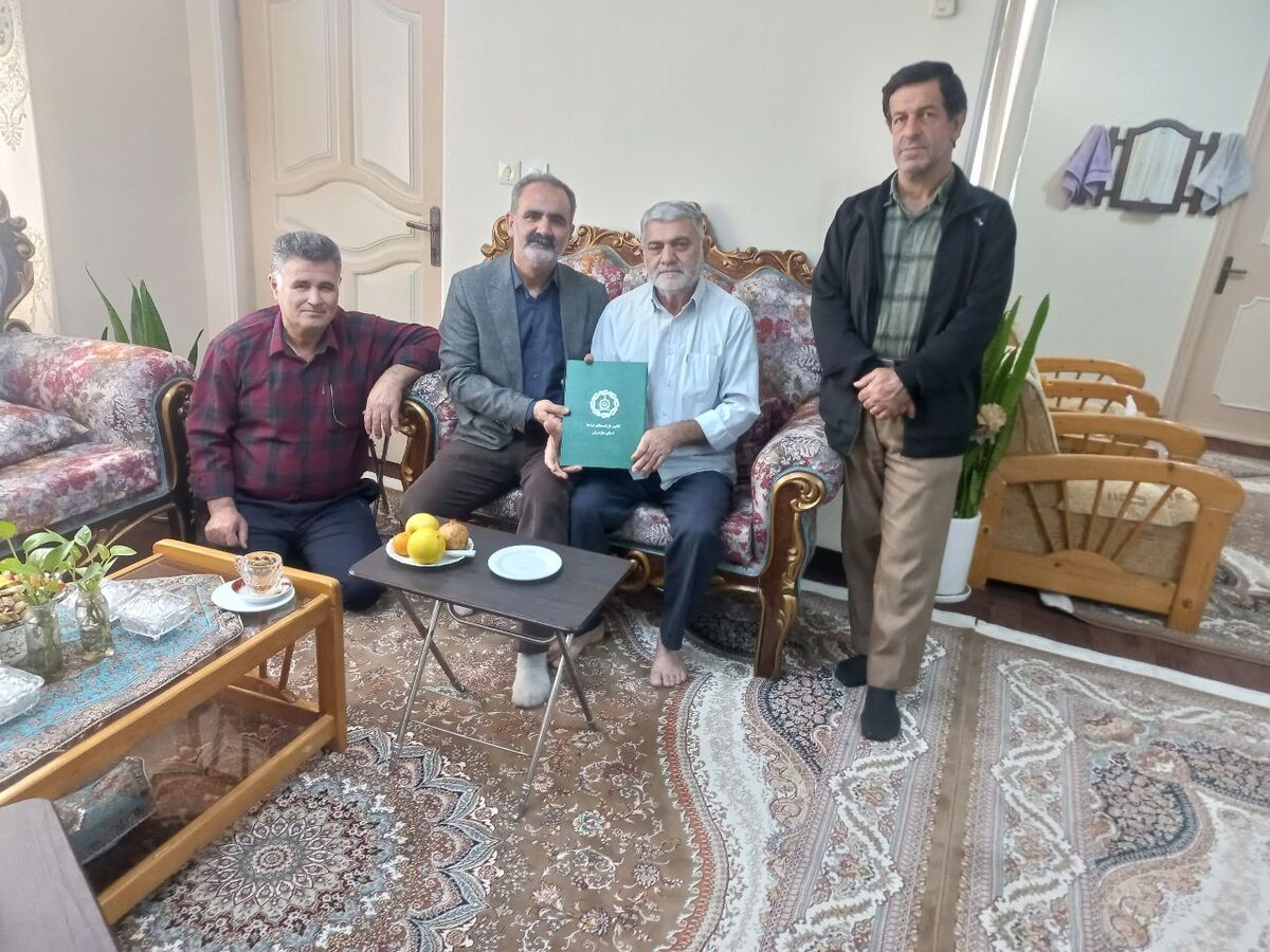 دیدار با پیشکسوت انتظامی محمد حق گودر شهرستان آمل