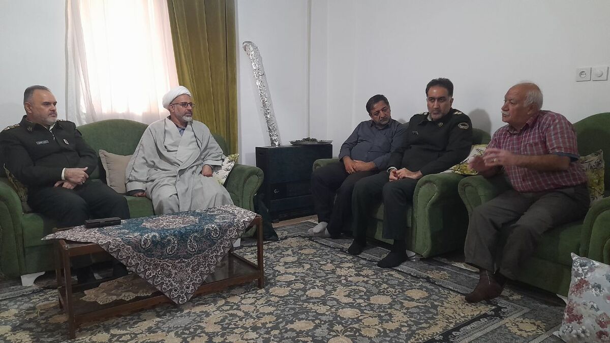 دیدار و تجلیل از بازنشسته ابراهیم دیان سورکی در شهرستان میاندورود