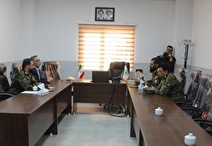 دیدار فرمانده یگان ویژه شرق استان تهران با رئیس کانون شرق