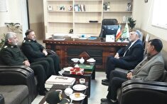 دیدار رئیس کانون شرق استان تهران با معاون هماهنگ کننده فا ویژه شرق استان تهران