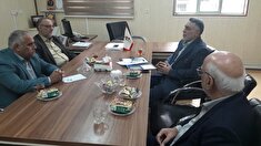 جلسه هم اندیشی با رئیس بنیاد شهید شهرستان ورامین