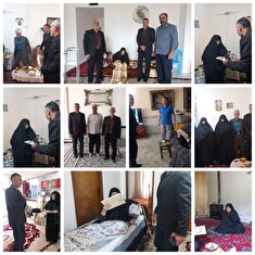 دیدار با ۱۰ مستمری بگیر شهرستان هرسین