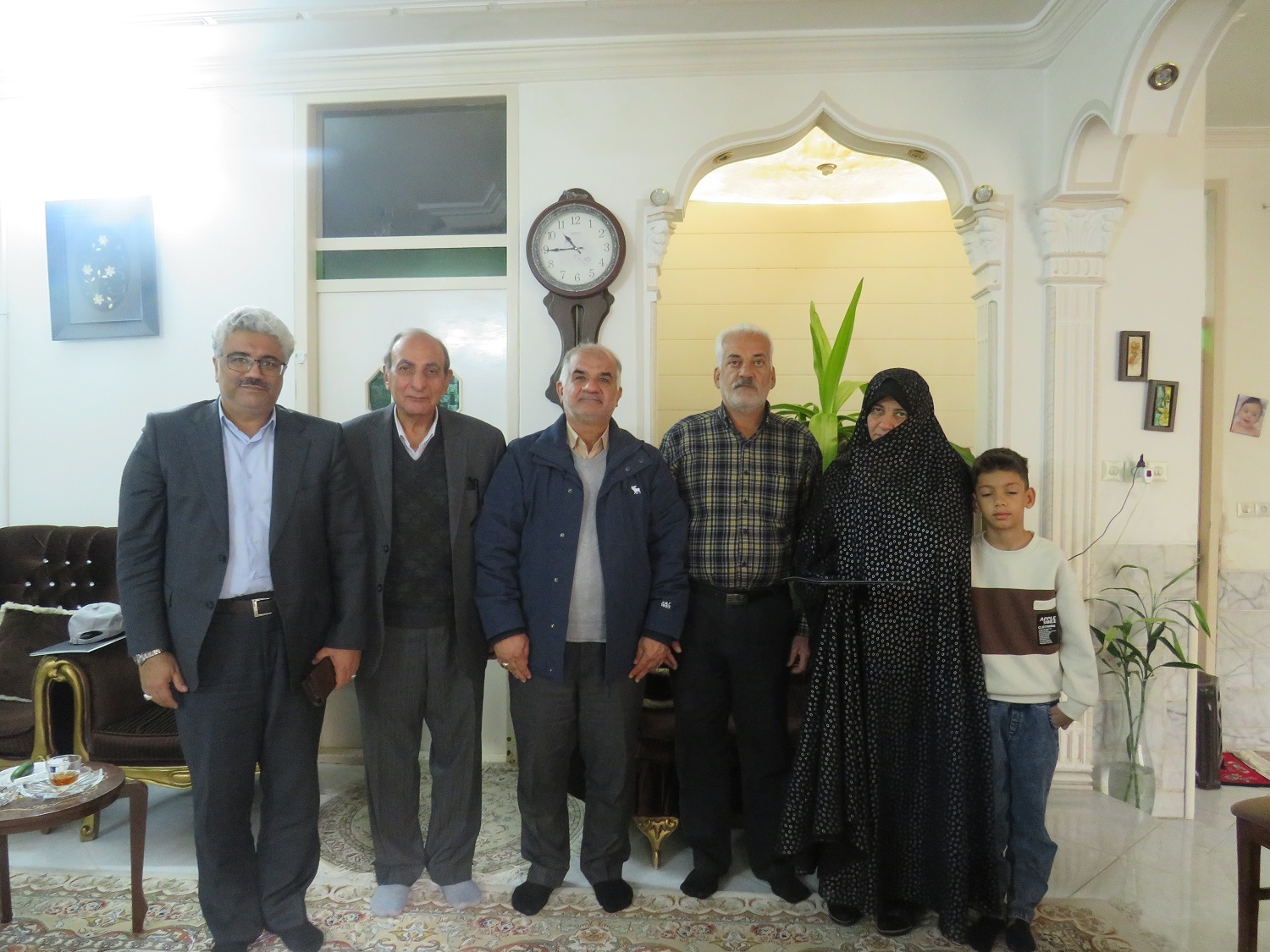 دیدار صمیمی با 7 نفر از بازنشستگان شهرستان تفت