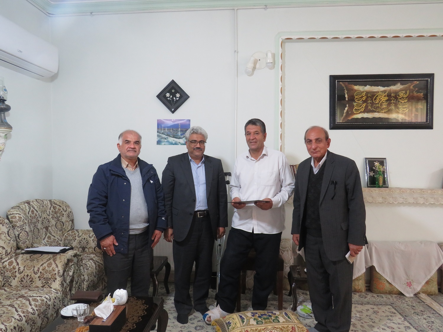 دیدار صمیمی با 7 نفر از بازنشستگان شهرستان تفت