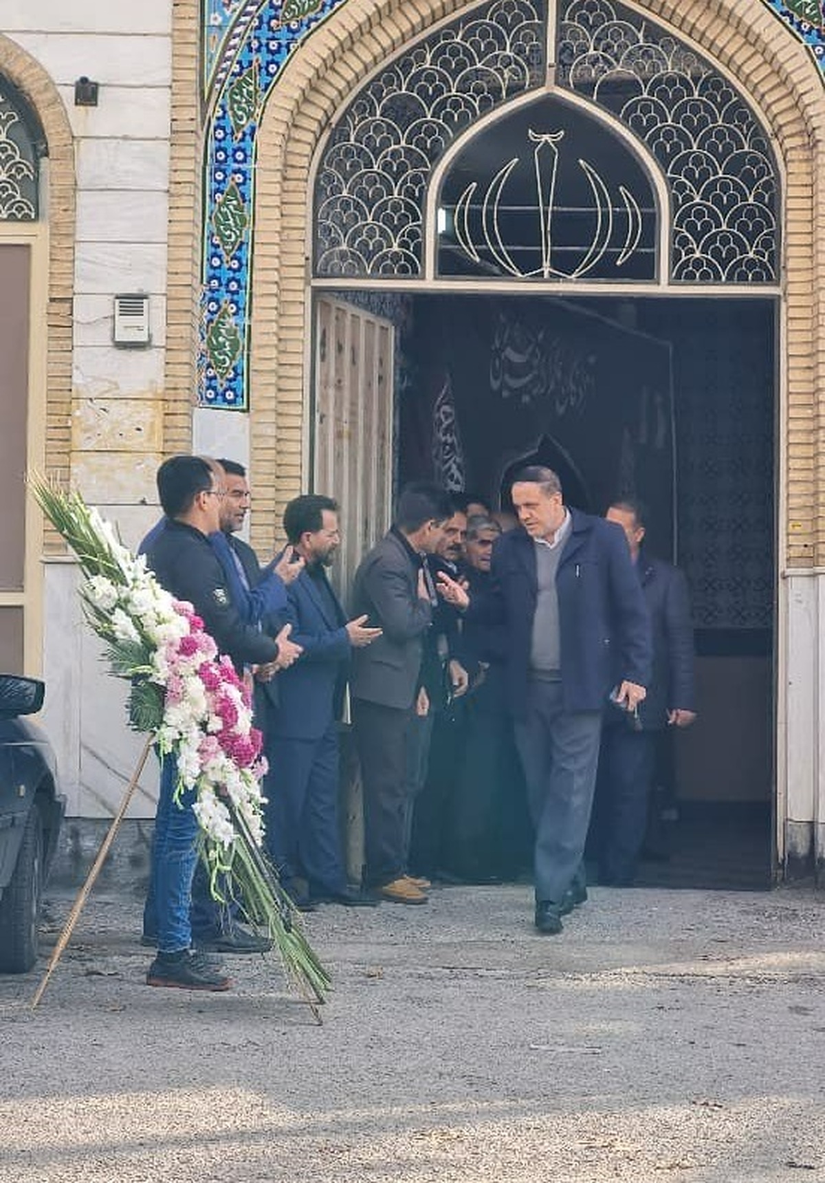 حضور در مراسم ترحیم پیشکسوت بازنشسته شهرستان خرم آباد