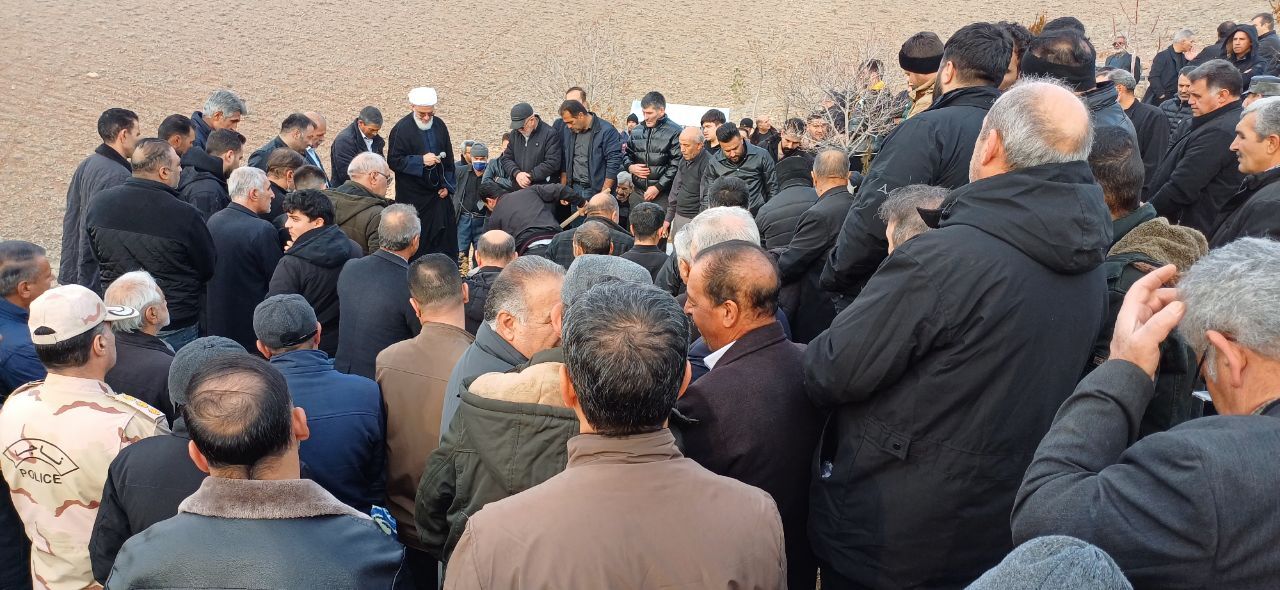 برگزاری مراسم تشییع و خاکسپاری پیشکسوت انتظامی مرحوم میرحسین حسینی در شهرستان جلفا