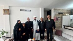 دیدار جانشین فرمانده انتظامی شهرستان فلاورجان با ۲ نفر از اعضاء وابسته