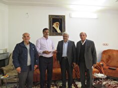 دیدار صمیمی با بازنشسته جناب آقای احمد زارع رشکوییه