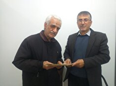 دیدار وتجلیل از پیشکسوت محمدحسن عزیزی در شهرستان چالوس