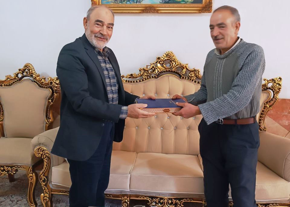 دیدار مسئول دفتر نمایندگی شهرستان گلپایگان با ۳ نفر از پیشکسوتان