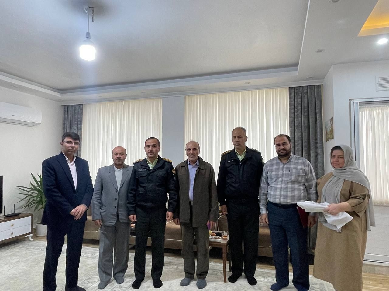 دیدار رئیس کانون انتظامی استان با دو پیشکسوت شهرستان اسفراین