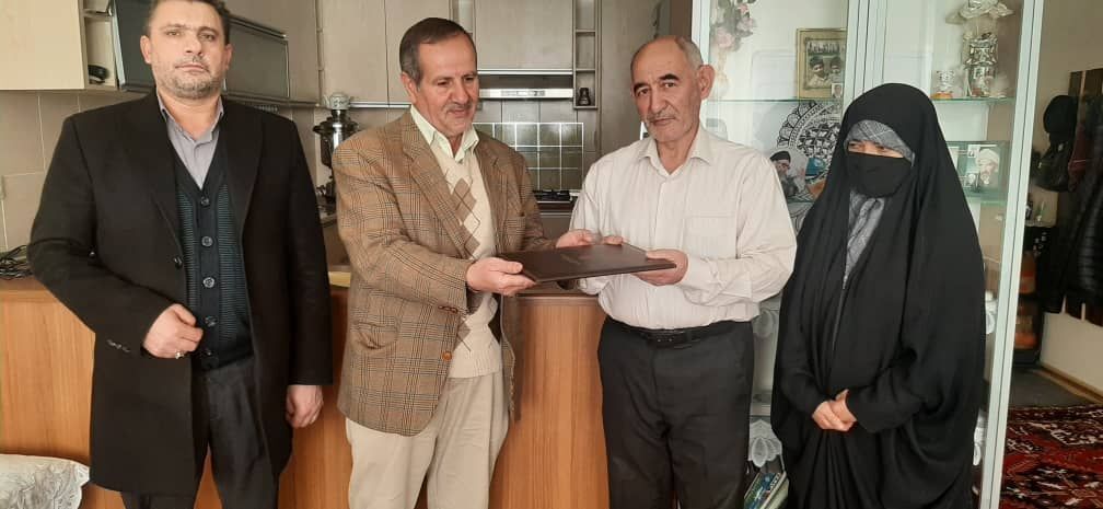 دیدار با ۶ خانواده از بازنشستگان انتظامی شهرستان اسکو