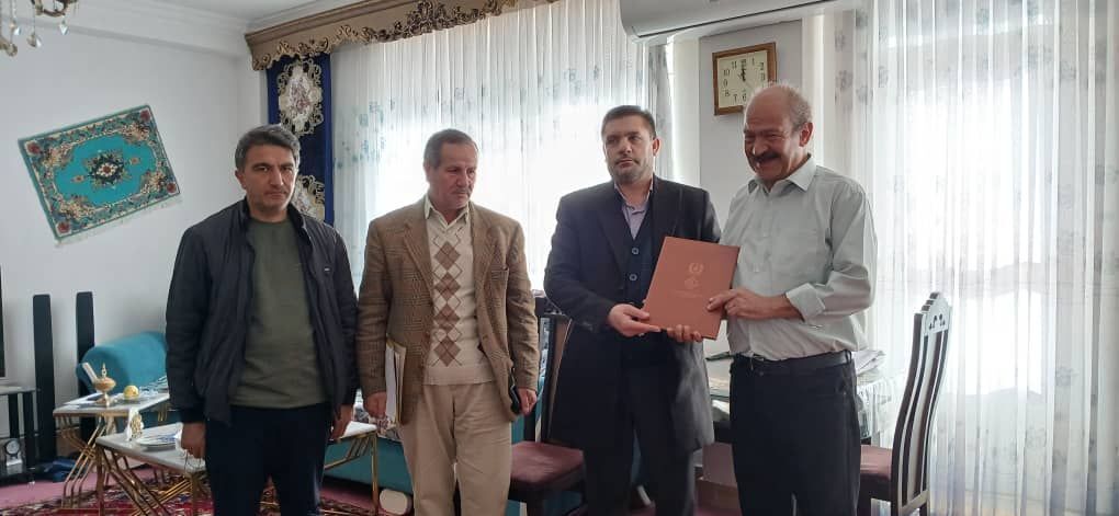 دیدار با ۶ خانواده از بازنشستگان انتظامی شهرستان اسکو