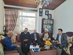 دیدار با پیشکسوت انتظامی اسفندیار رخشانی در شهرستان تنکابن