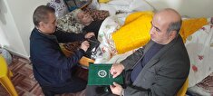 دیدار وتجلیل از پیشکسوت انتظامی در شهرستان بابلسر