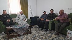 دیدار و تجلیل از بازنشسته ابراهیم دیان سورکی در شهرستان میاندورود