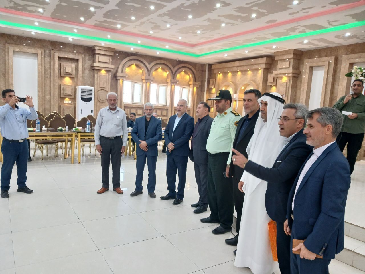 ضیافت خانوادگی مشترک نیروهای مصلح در شهرستان شادگان