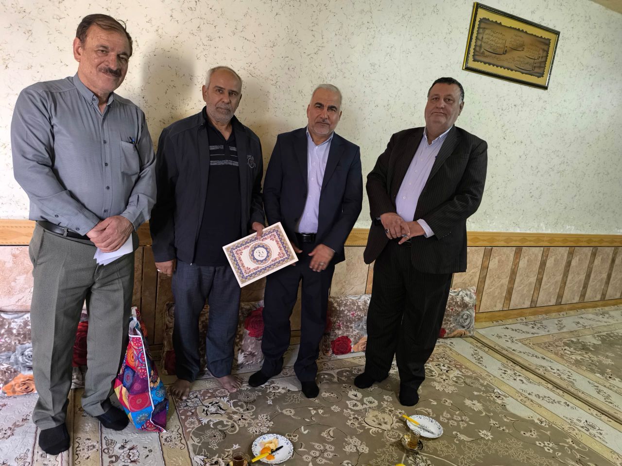 دیدار با 4 نفر از بازنشستگان شهرستان شادگان