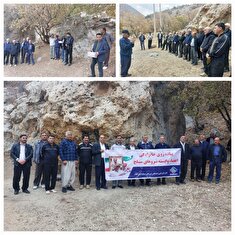 برگزاري همایش پیاده روي پیشکسوتان نیروهای مسلح شهرستان ایلام