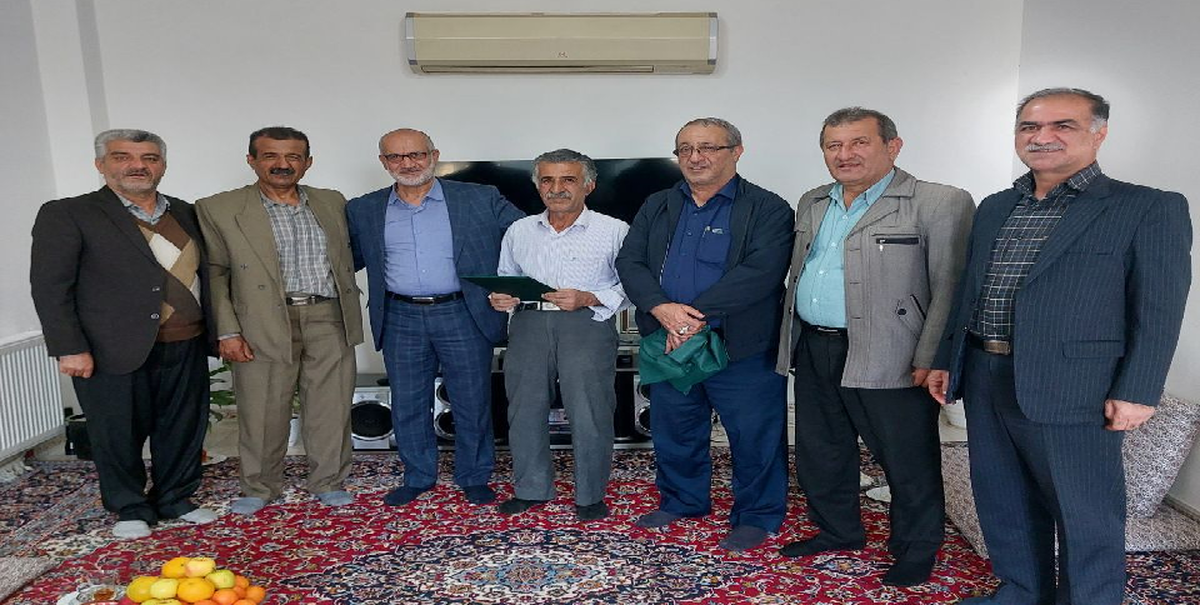 دیدار و تکریم از بازنشسته جماالدین قنبری در شهرستان ساری